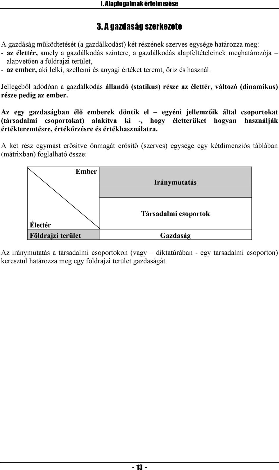 alapvetően a földrajzi terület, - az ember, aki lelki, szellemi és anyagi értéket teremt, őriz és használ.