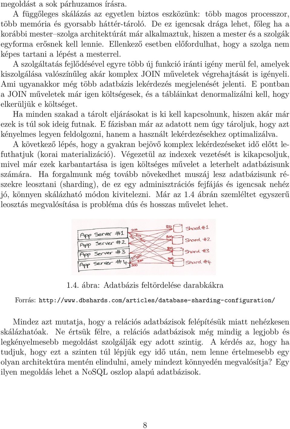 Ellenkező esetben előfordulhat, hogy a szolga nem képes tartani a lépést a mesterrel.