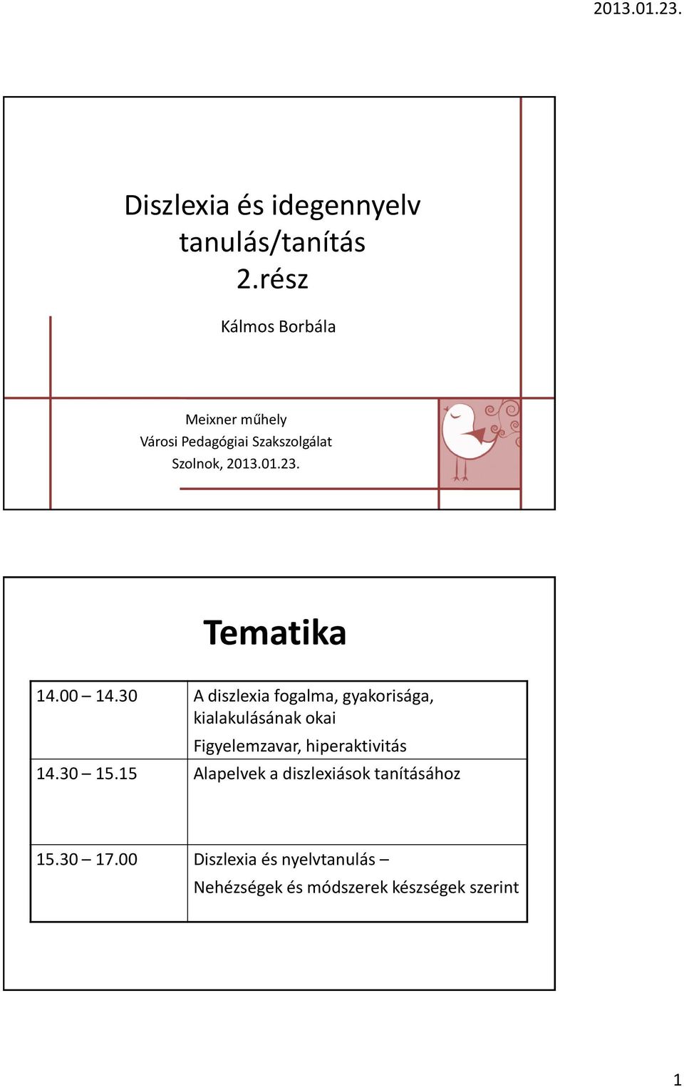 Tematika 14.00 14.