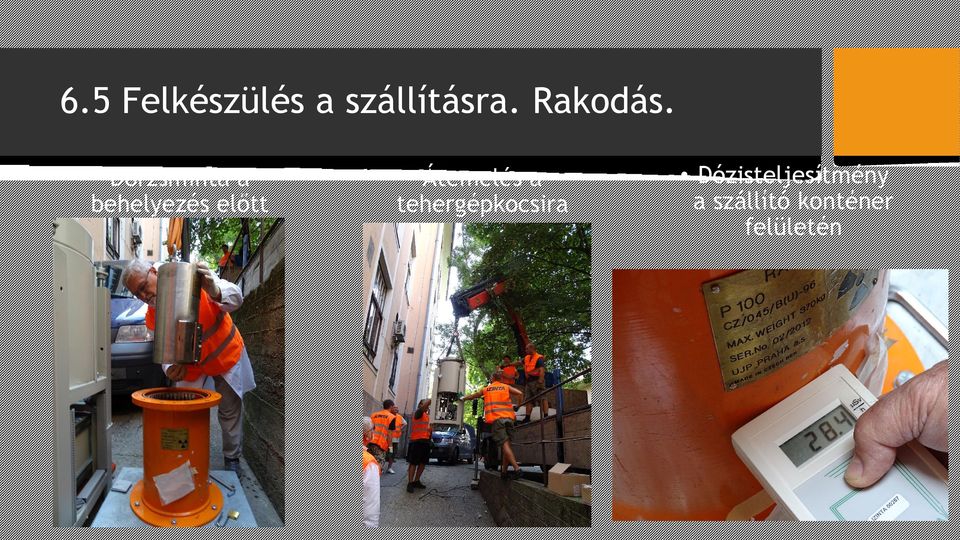 Dörzsminta a behelyezés előtt