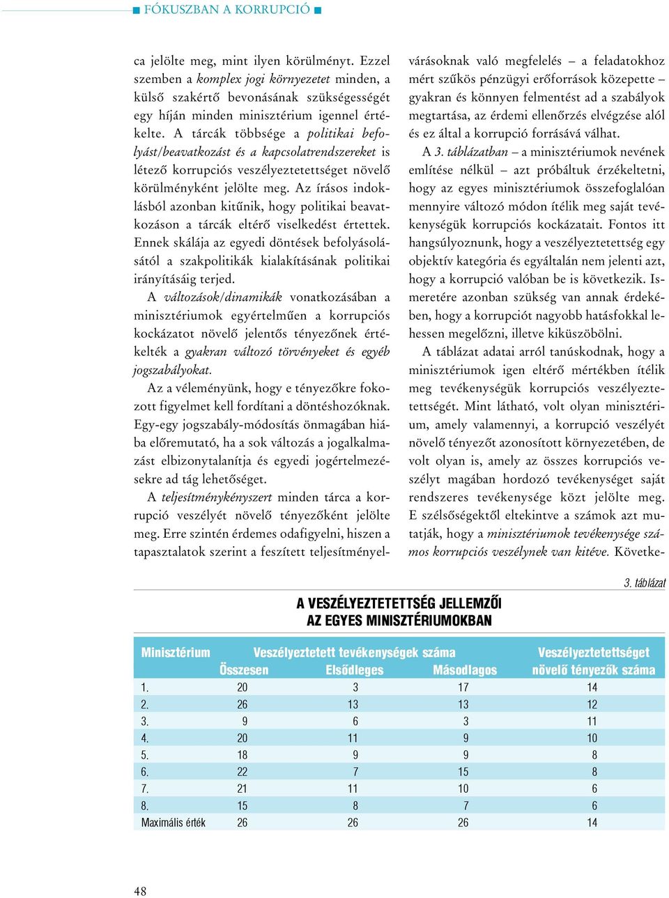 Az írásos indoklásból azonban kitûnik, hogy politikai beavatkozáson a tárcák eltérõ viselkedést értettek.