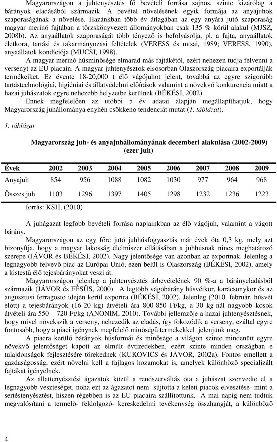 Az anyaállatok szaporaságát több tényezı is befolyásolja, pl.