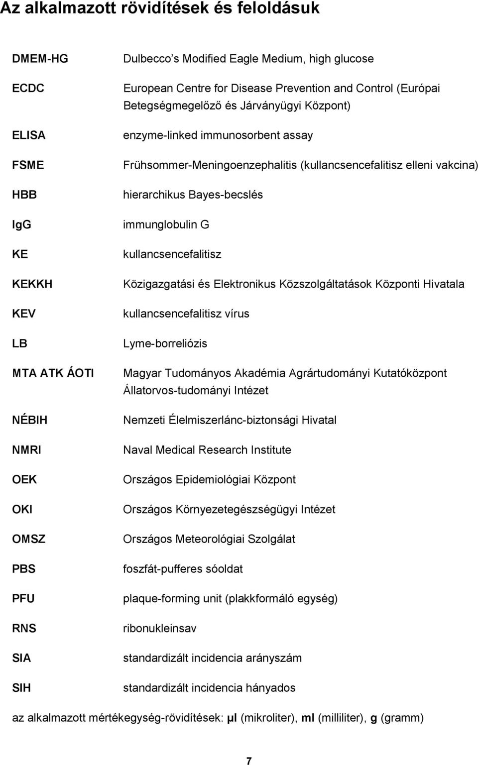 vakcina) hierarchikus Bayes-becslés immunglobulin G kullancsencefalitisz Közigazgatási és Elektronikus Közszolgáltatások Központi Hivatala kullancsencefalitisz vírus Lyme-borreliózis Magyar