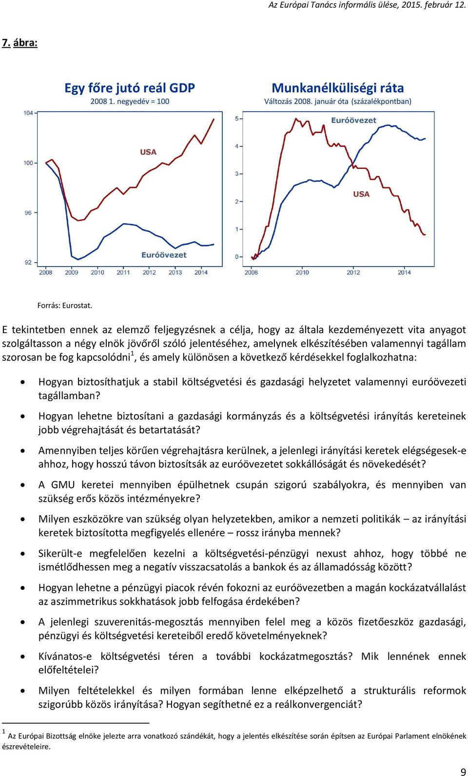 szorosan be fog kapcsolódni 1, és amely különösen a következő kérdésekkel foglalkozhatna: Hogyan biztosíthatjuk a stabil költségvetési és gazdasági helyzetet valamennyi euróövezeti tagállamban?