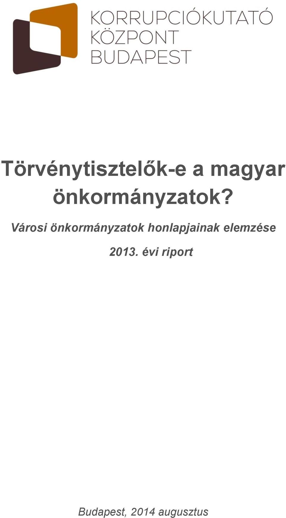 Városi önkormányzatok