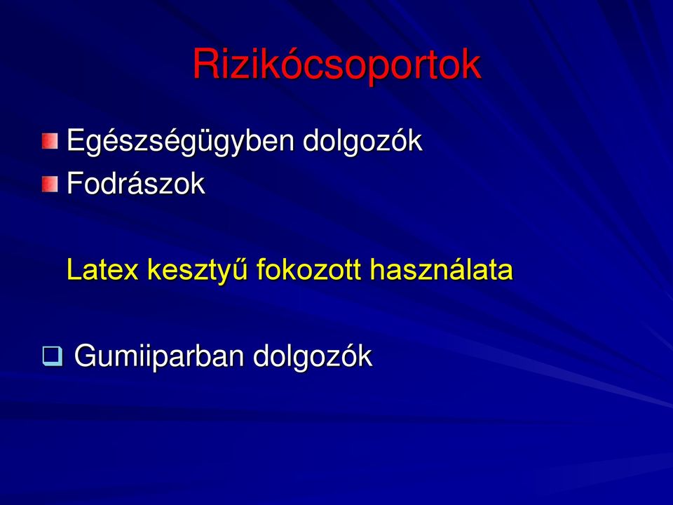 Fodrászok Latex kesztyű