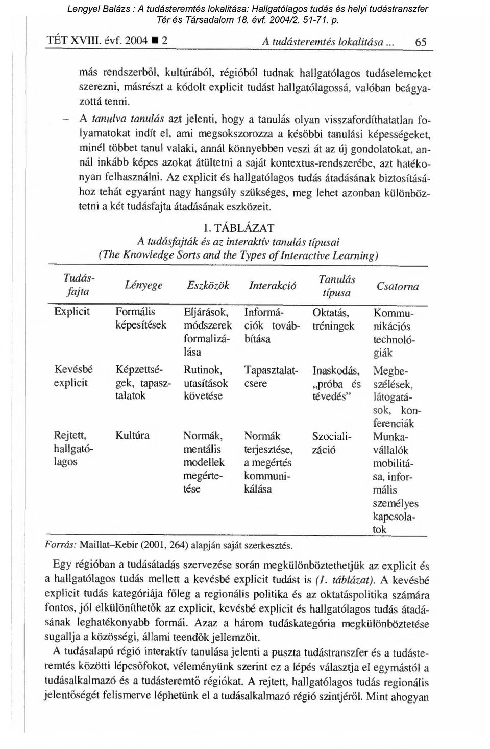 A tanulva tanulás azt jelenti, hogy a tanulás olyan visszafordíthatatlan folyamatokat indít el, ami megsokszorozza a kés őbbi tanulási képességeket, minél többet tanul valaki, annál könnyebben veszi