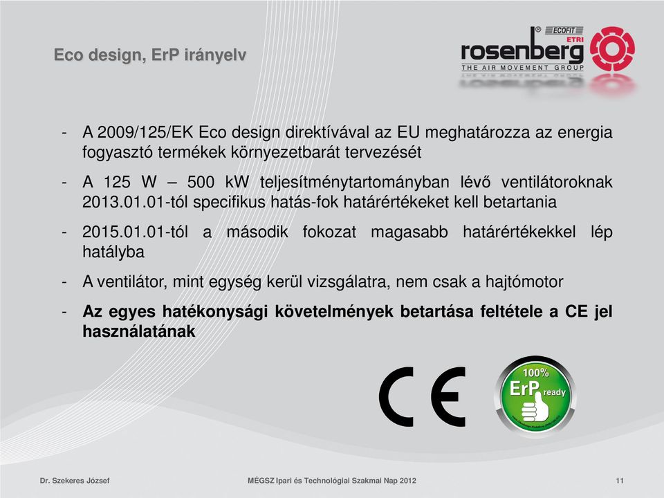 .01.01-tól specifikus hatás-fok határértékeket kell betartania - 2015.01.01-tól a második fokozat magasabb határértékekkel lép hatályba - A