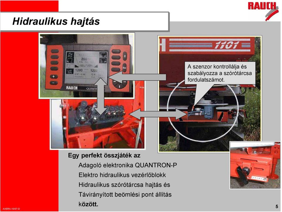 Egy perfekt összjáték az Adagoló elektronika QUANTRON-P Elektro