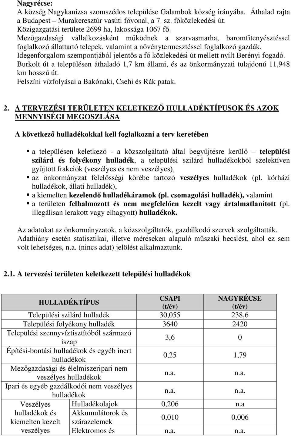 Mezőgazdasági vállalkozásként működnek a szarvasmarha, baromfitenyésztéssel foglalkozó állattartó telepek, valamint a növénytermesztéssel foglalkozó gazdák.