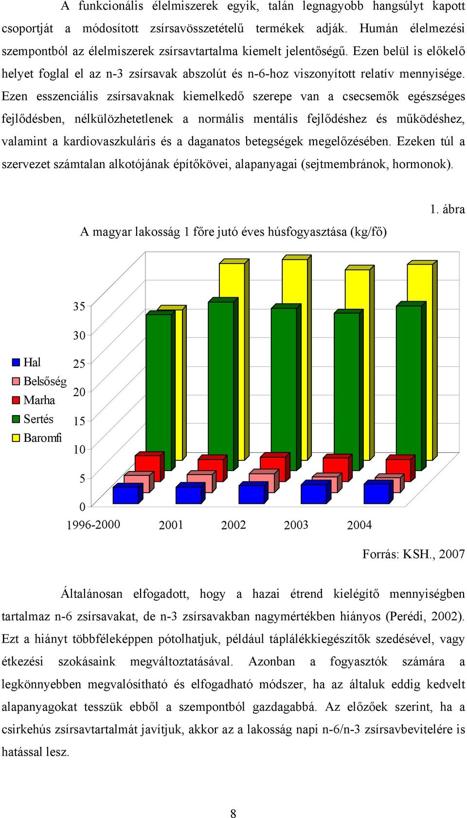 Ezen esszenciális zsírsavaknak kiemelkedő szerepe van a csecsemők egészséges fejlődésben, nélkülözhetetlenek a normális mentális fejlődéshez és működéshez, valamint a kardiovaszkuláris és a daganatos