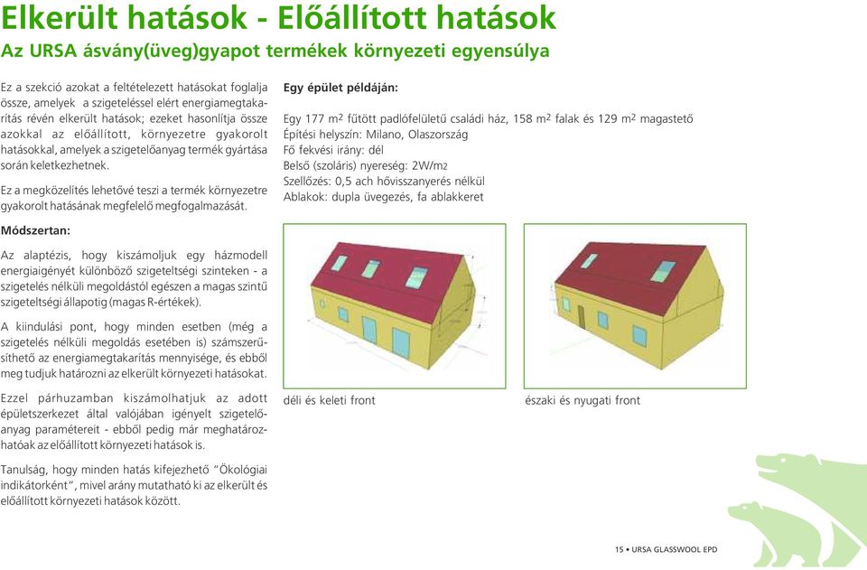 Ez a megközelítés lehetõvé teszi a termék környezetre gyakorolt hatásának megfelelõ megfogalmazását.