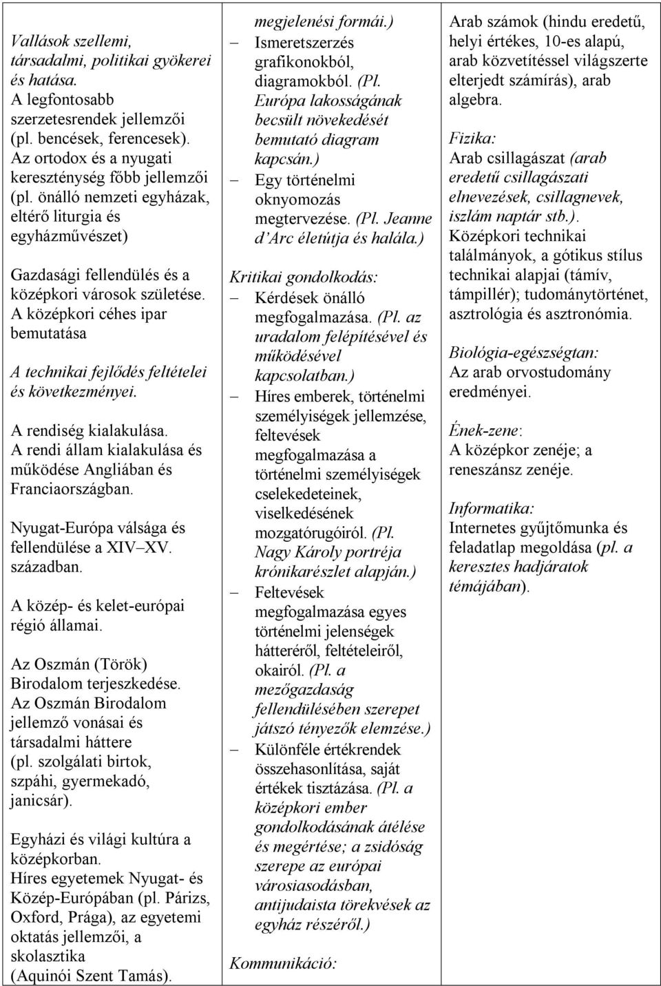 A rendiség kialakulása. A rendi állam kialakulása és működése Angliában és Franciaországban. Nyugat-Európa válsága és fellendülése a XIV XV. században. A közép- és kelet-európai régió államai.