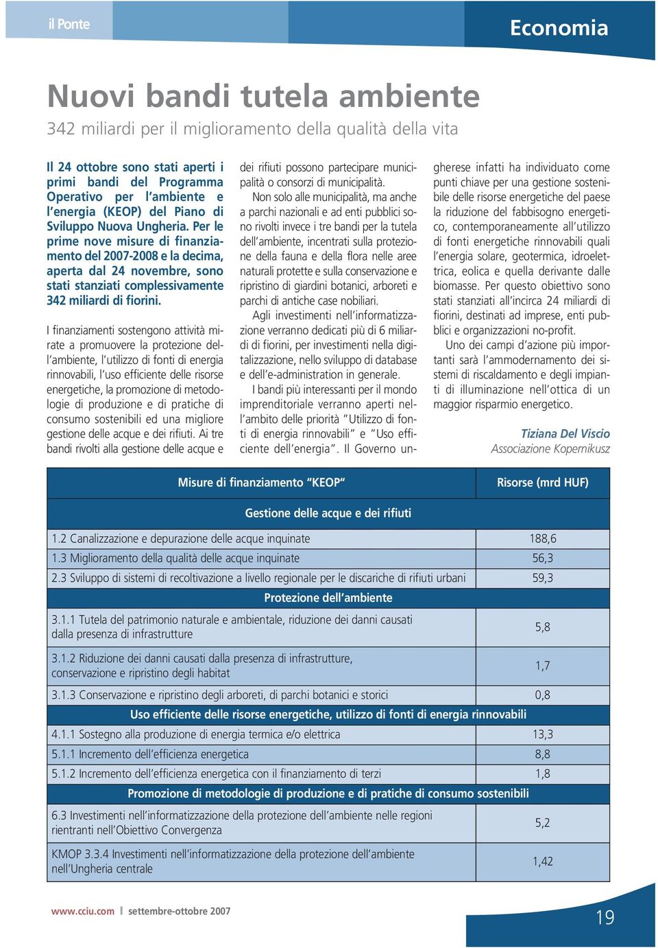 Per le prime nove misure di finanziamento del 2007-2008 e la decima, aperta dal 24 novembre, sono stati stanziati complessivamente 342 miliardi di fiorini.