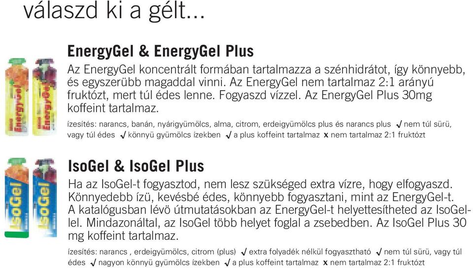 ízesítés: narancs, banán, nyárigyümölcs, alma, citrom, erdeigyümölcs plus és narancs plus nem túl sürü, vagy túl édes könnyü gyümölcs ízekben a plus koffeint tartalmaz x nem tartalmaz 2:1 fruktózt