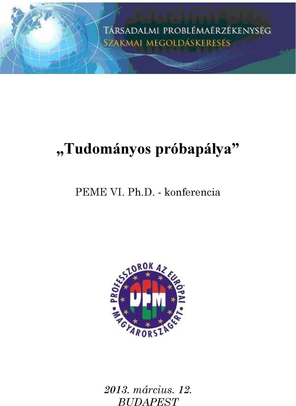 Ph.D. - konferencia