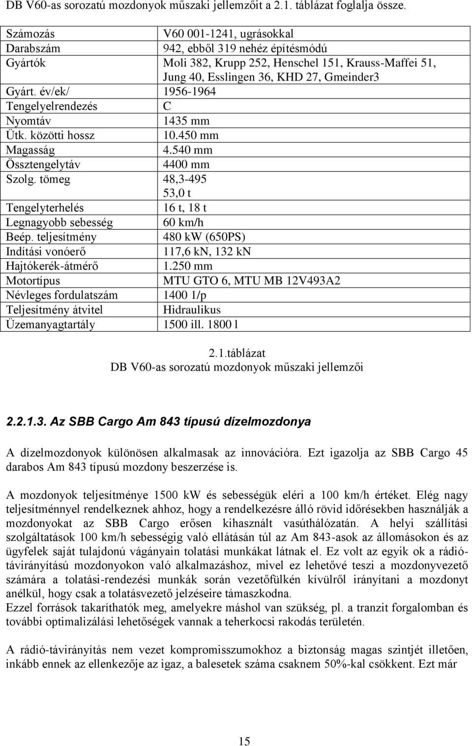 év/ek/ 1956-1964 Tengelyelrendezés C Nyomtáv 1435 mm Ütk. közötti hossz 10.450 mm Magasság 4.540 mm Össztengelytáv 4400 mm Szolg.