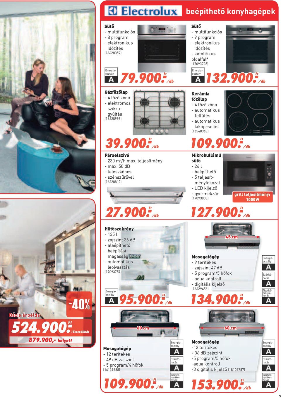 - Ft Kerámia főzőlap - 4 főző zóna - automatikus felfűtés - automatikus kikapcsolás (16540363) 39.900.- Ft Páraelszívó - 30 m 3 /h max. teljesítmény - max.