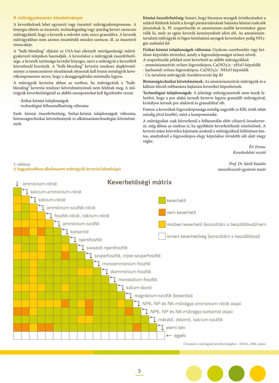 A keverék műtrágyákban nem azonos összetételű minden szemcse, ill. az összetevő részecskéje. A bulk-blending eljárást az USA-ban elterjedt mezőgazdasági műtrágyakeverő telepeken használják.