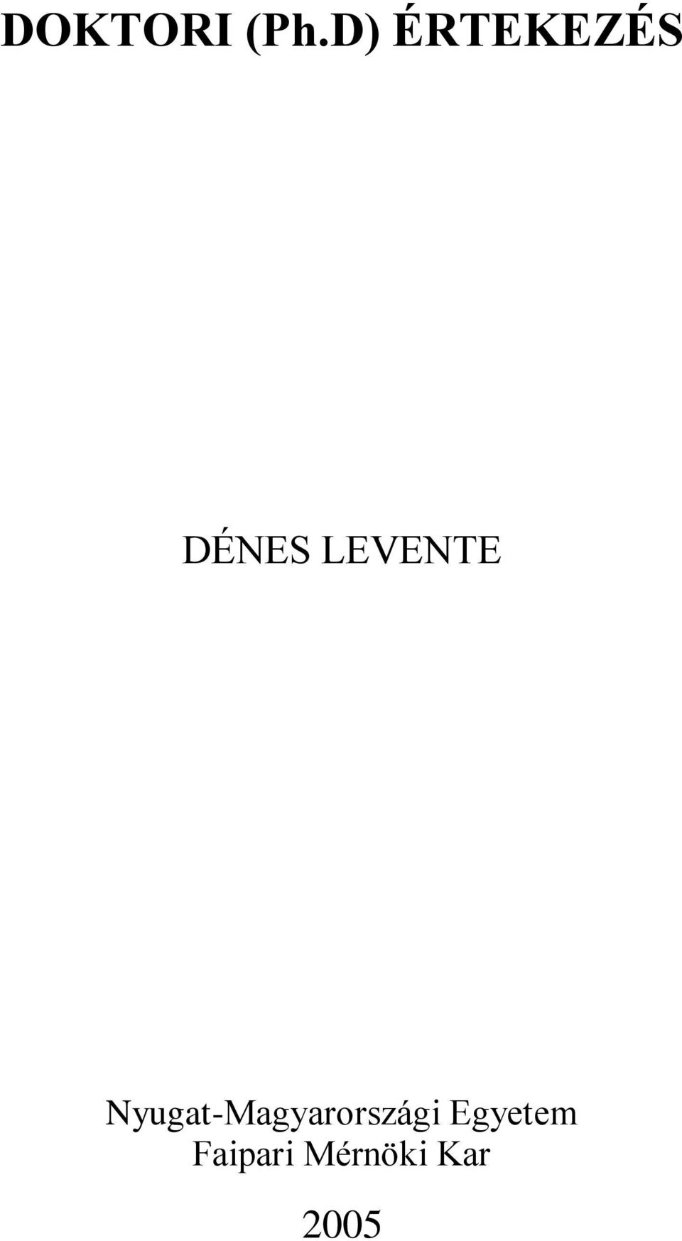 LEVENTE