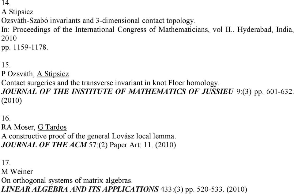 JOURNAL OF THE INSTITUTE OF MATHEMATICS OF JUSSIEU 9:(3) pp. 601-632. (2010) 16.