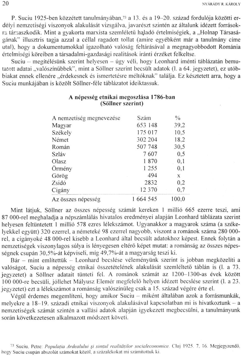 Mint a gyakorta marxista szemléletű haladó értelmiségiek, a Holnap Társaságának" illusztris tagja azzal a céllal ragadott tollat (amire egyébként már a tanulmány címe utal), hogy a dokumentumokkal