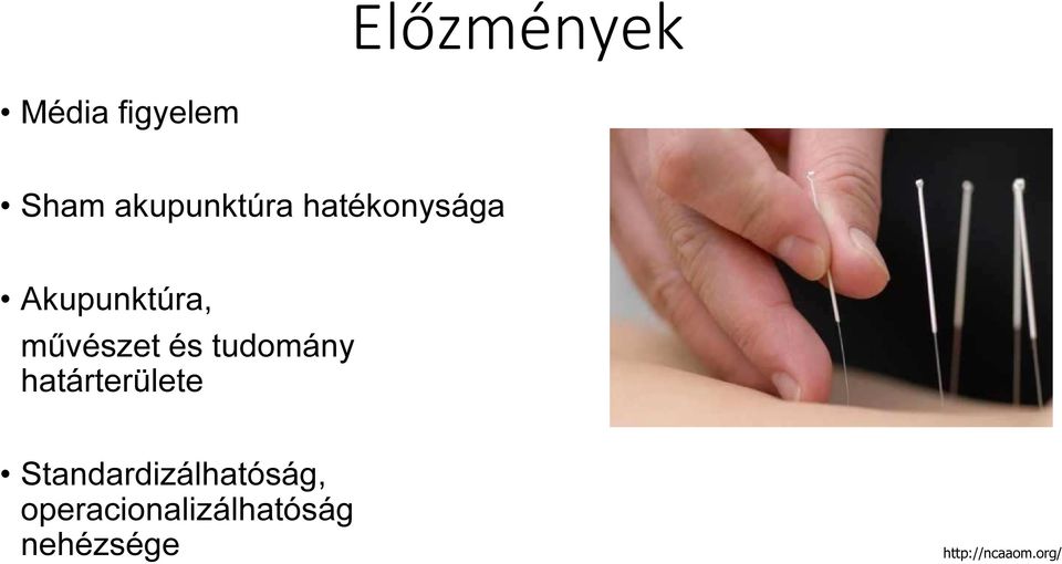 tudomány határterülete Standardizálhatóság,