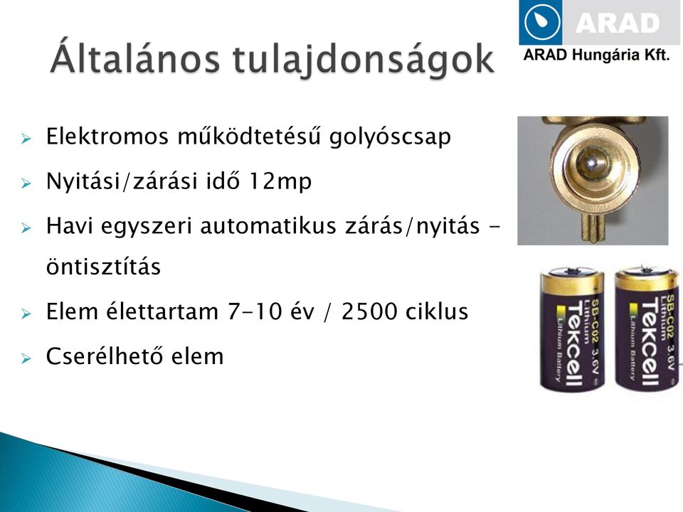 automatikus zárás/nyitás - öntisztítás