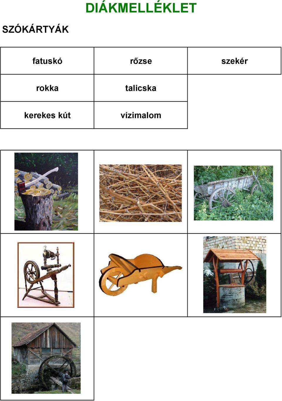 rőzse szekér rokka