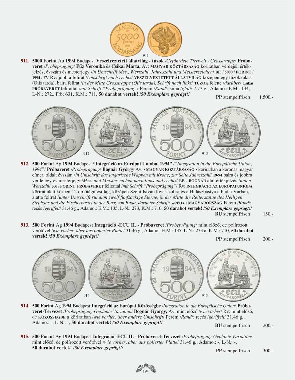 értékjelzés, évszám és mesterjegy /in Umschrift Mzz., Wertzahl, Jahreszahl und Meisterzeichen/ BP.