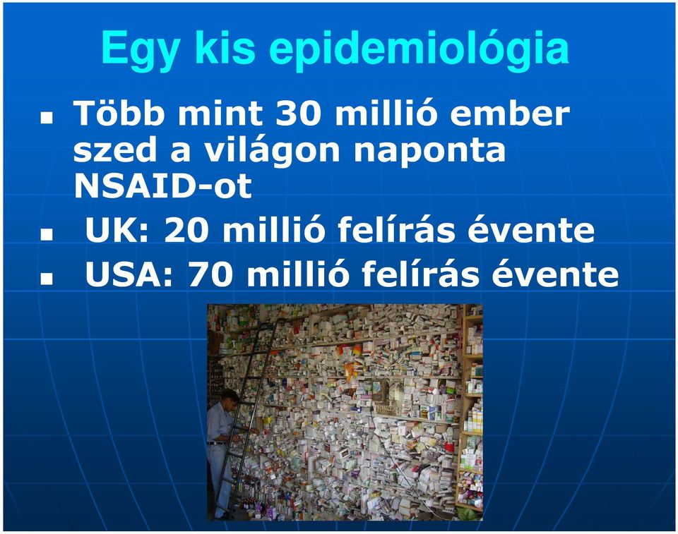 naponta NSAID-ot UK: 20 millió