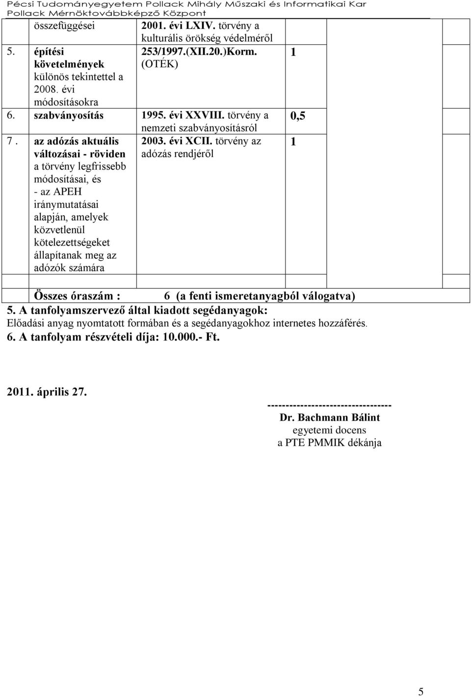 törvény az változásai - röviden adózás rendjéről a törvény legfrissebb módosításai, és - az APEH iránymutatásai alapján, amelyek közvetlenül kötelezettségeket állapítanak meg az adózók számára Összes