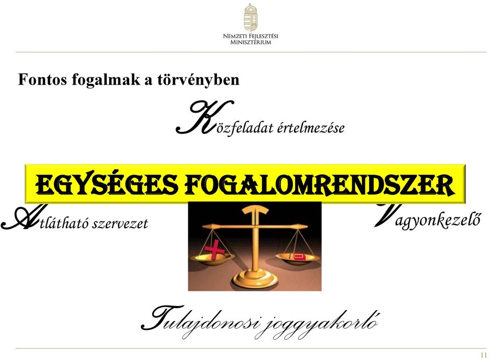 fogalomrendszer Átlátható