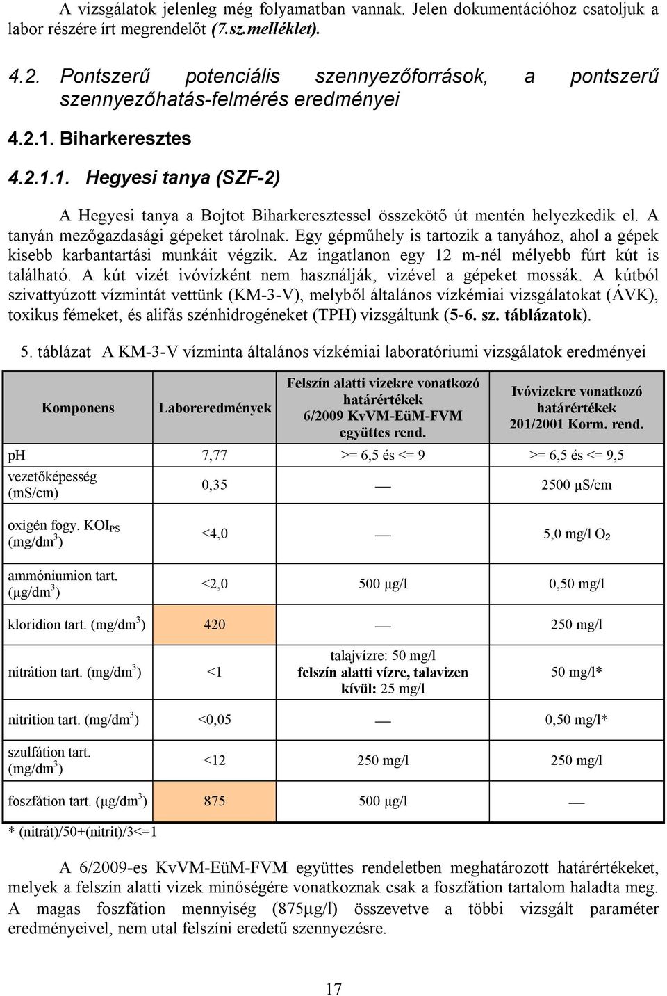 A tanyán mezőgazdasági gépeket tárolnak. Egy gépműhely is tartozik a tanyához, ahol a gépek kisebb karbantartási munkáit végzik. Az ingatlanon egy 12 m-nél mélyebb fúrt kút is található.