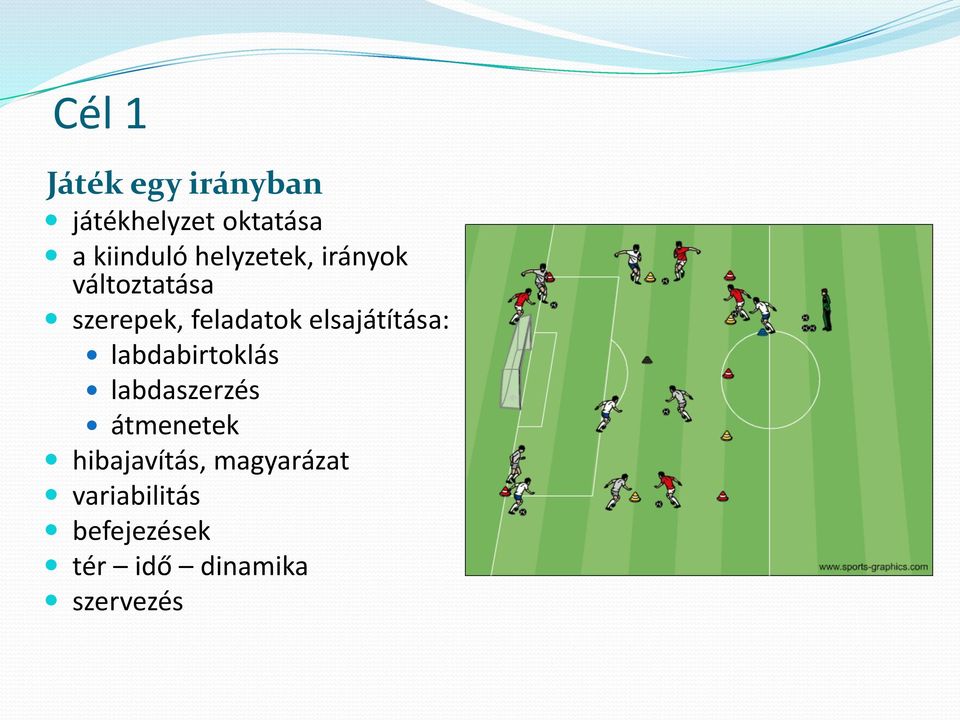 elsajátítása: labdabirtoklás labdaszerzés átmenetek