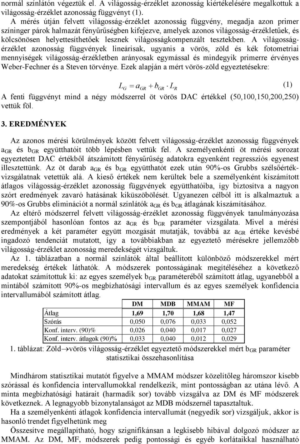 helyettesíthetőek lesznek világosságkompenzált tesztekben.