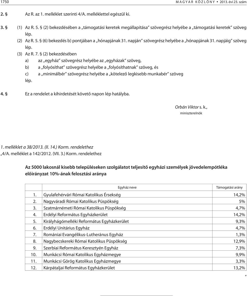 napján szövegrész helyébe a hónapjának 31. napjáig szöveg lép. (3) Az R. 7.