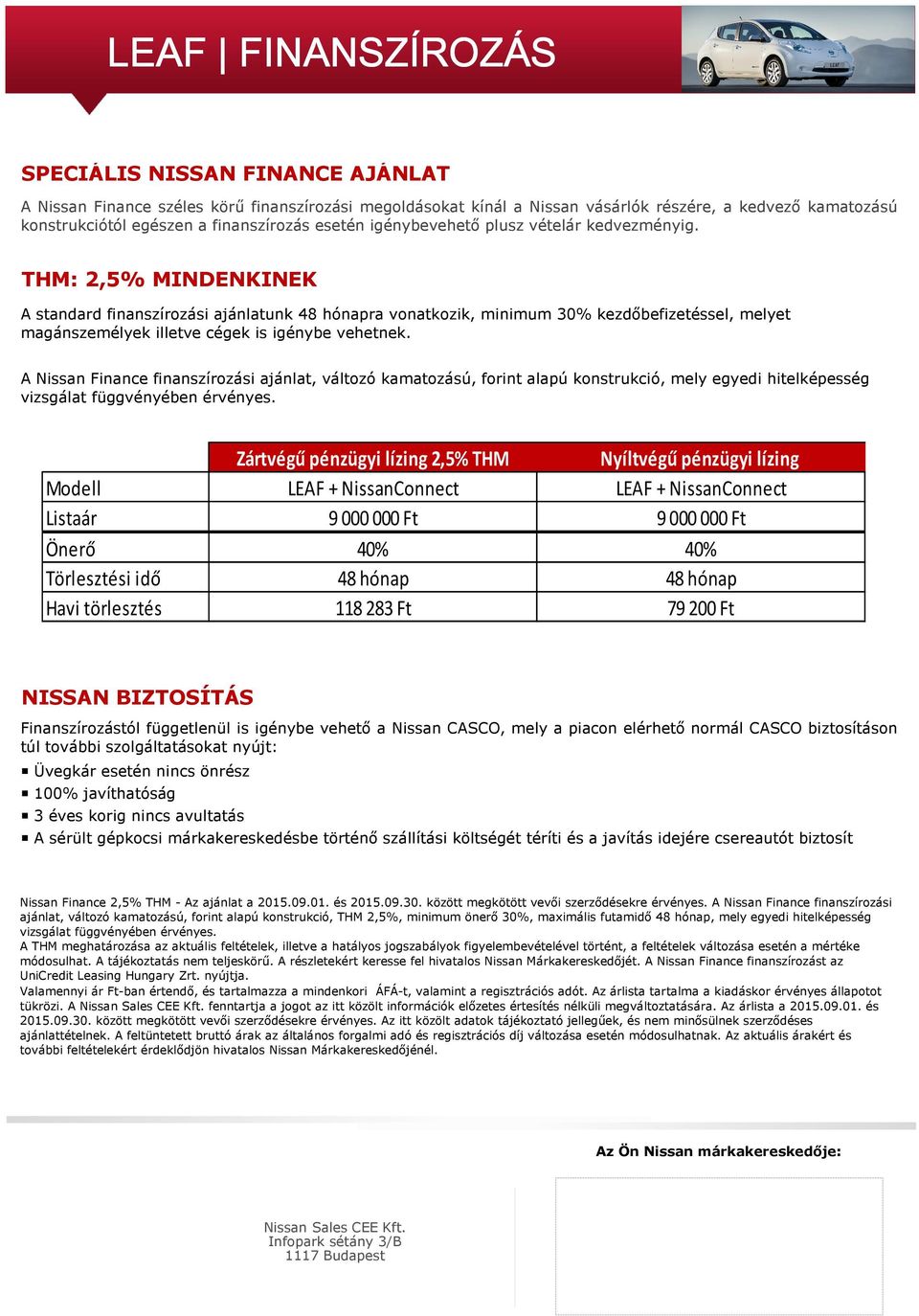 THM: 2,5% MINDENKINEK A standard finanszírozási ajánlatunk 48 hónapra vonatkozik, minimum 30% kezdőbefizetéssel, melyet magánszemélyek illetve cégek is igénybe vehetnek.