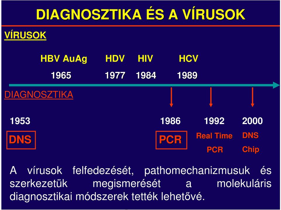 DNS Chip A vírusok felfedezését, pathomechanizmusuk és szerkezetük