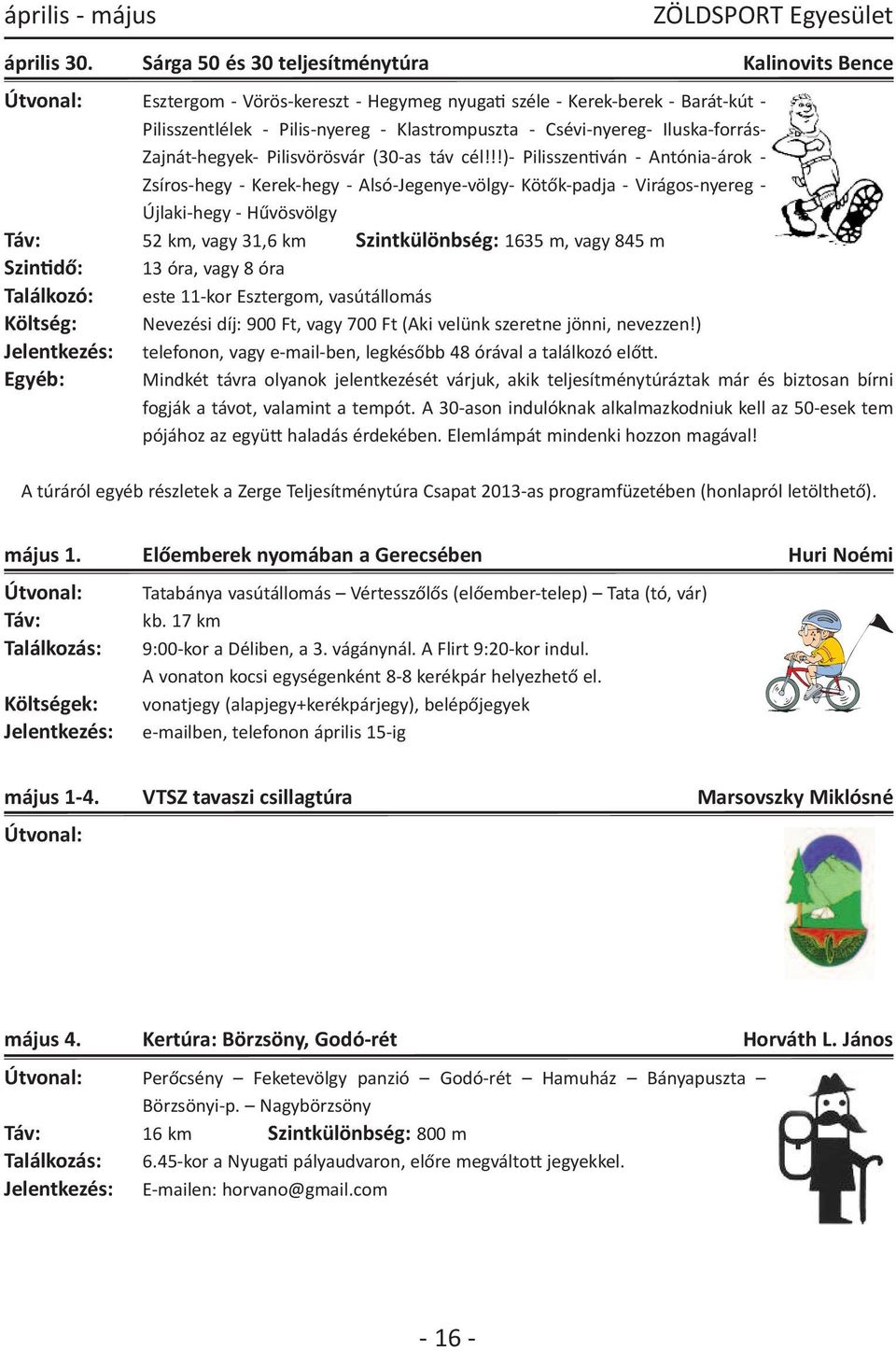 Iluska-forrás- Zajnát-hegyek- Pilisvörösvár (30-as táv cél!