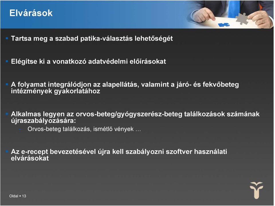 legyen az orvos-beteg/gyógyszerész-beteg találkozások számának újraszabályozására: - Orvos-beteg