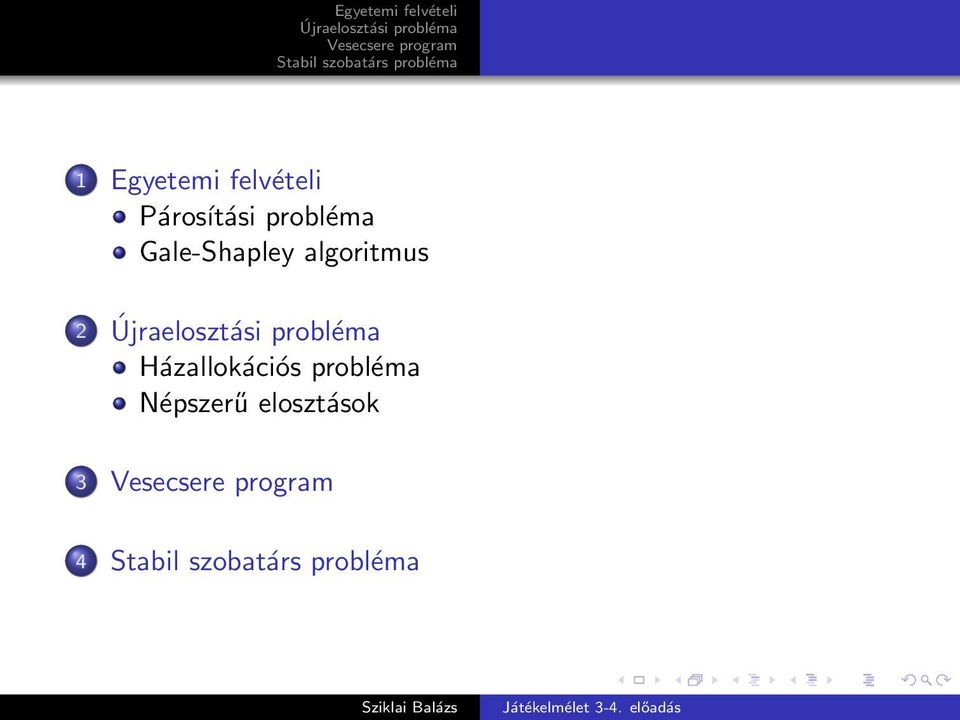 Gale-Shapley algoritmus 2