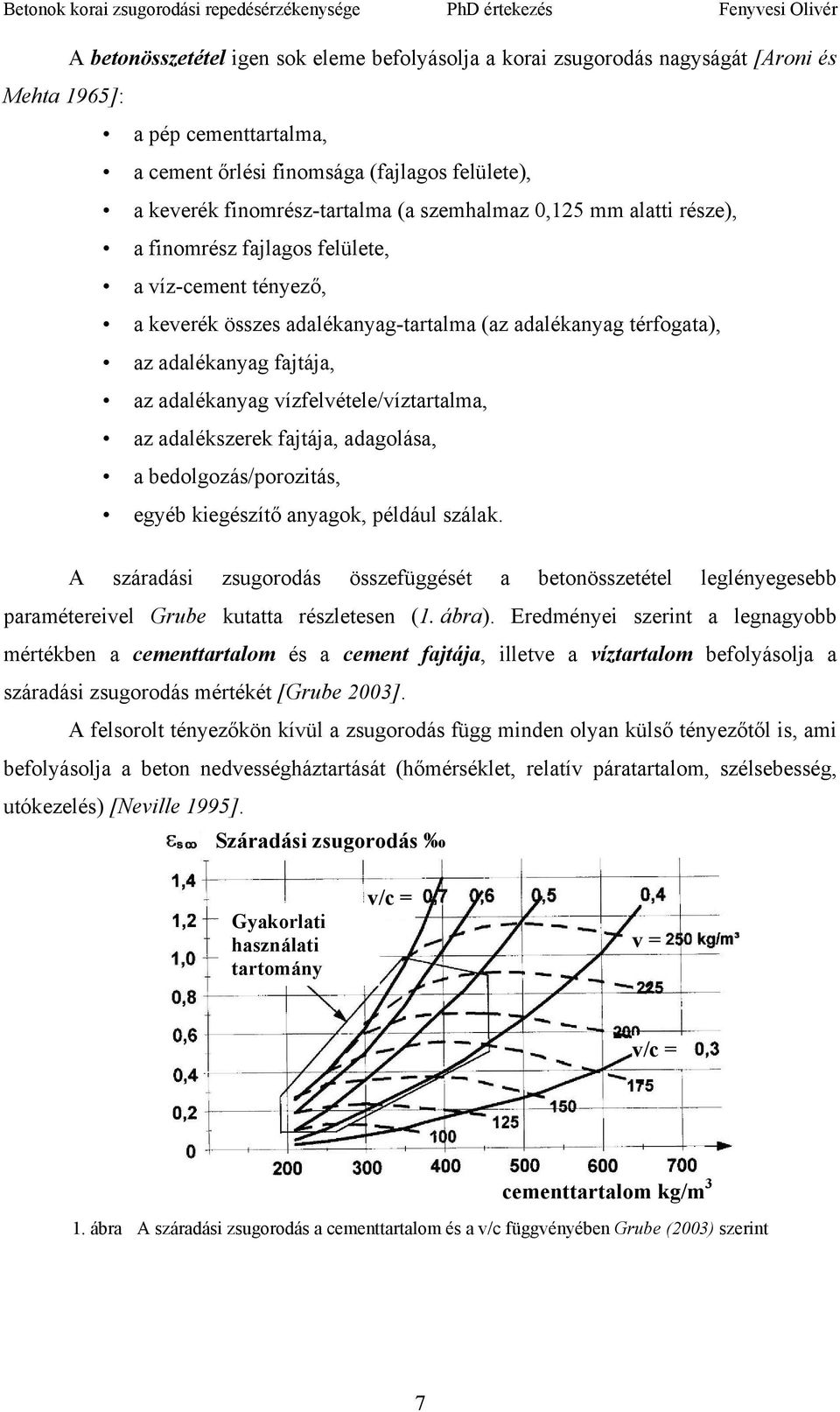 vízfelvétele/víztartalma, az adalékszerek fajtája, adagolása, a bedolgozás/porozitás, egyéb kiegészítő anyagok, például szálak.