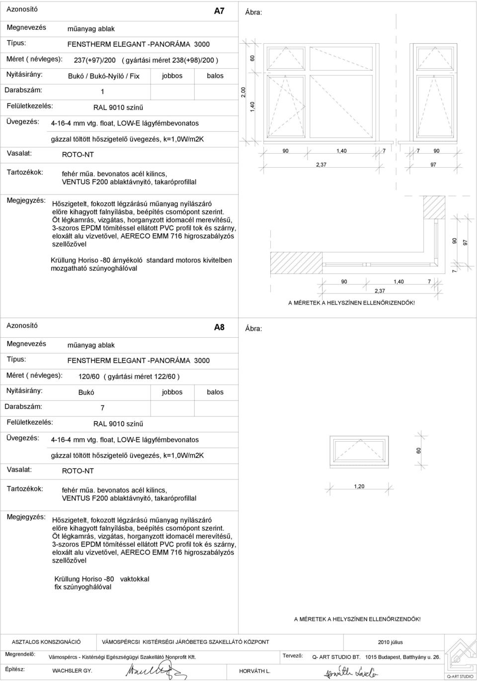 szúnyoghálóval 7 90 97 90,40 7 2,37 A8 20/60 ( gyártási méret 22/60 ) Bukó 7 60,20 eloxált alu vízvetővel, AERECO