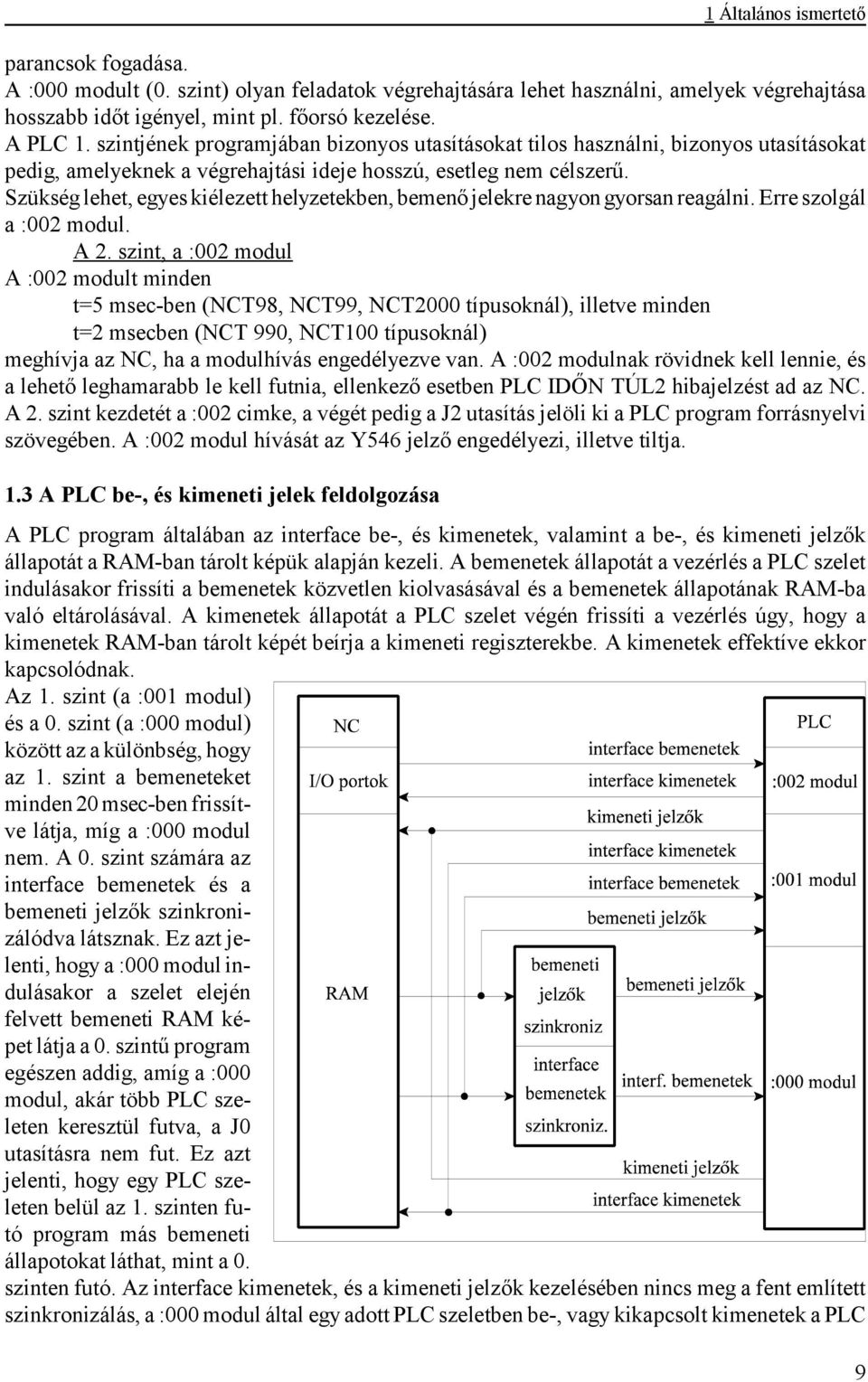 Szükség lehet, egyes kiélezett helyzetekben, bemenő jelekre nagyon gyorsan reagálni. Erre szolgál a :002 modul. A 2.