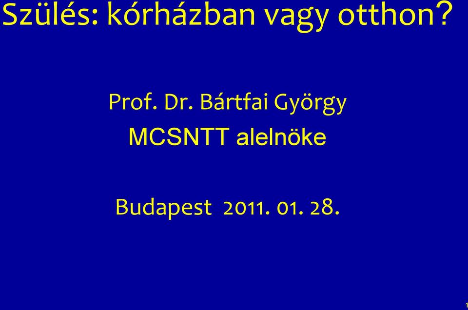 Bártfai György MCSNTT