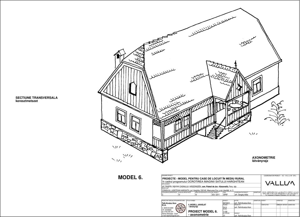 6. MODELL JAVASLAT - látványrajz