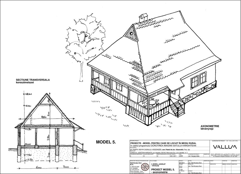 5. MODELL JAVASLAT - látványrajz