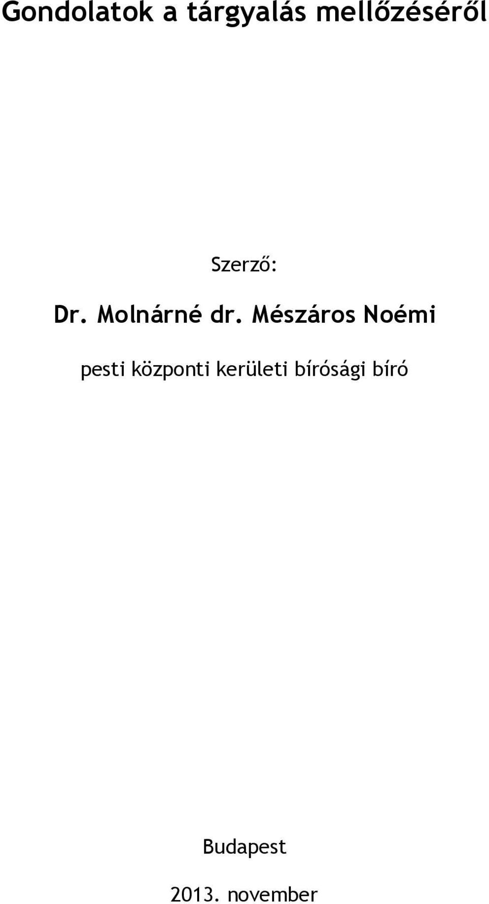 Molnárné dr.