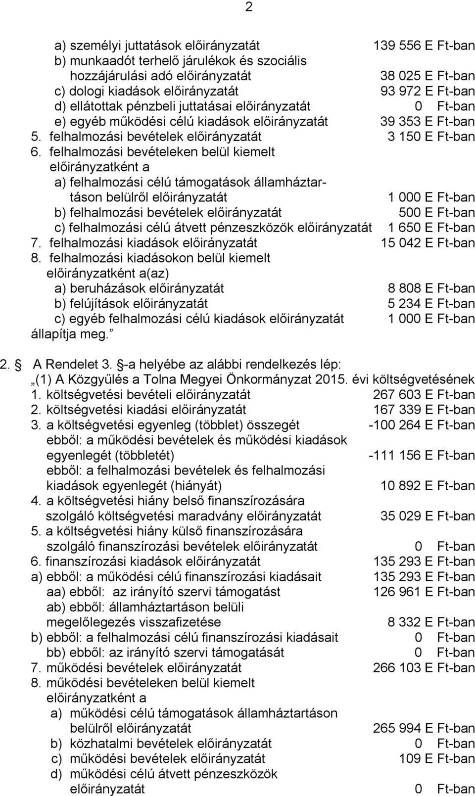 felhalmozási bevételeken belül kiemelt előirányzatként a a) felhalmozási célú támogatások államháztartáson belülről előirányzatát 1 000 E Ft-ban b) felhalmozási bevételek előirányzatát 500 E Ft-ban